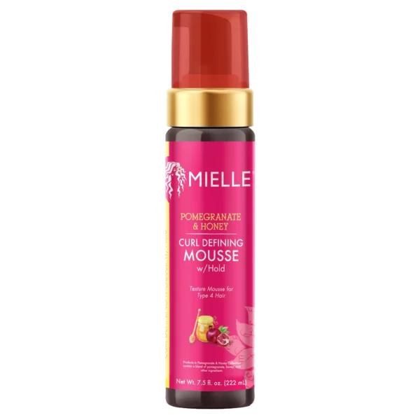 موس حالت‌دهنده موی فر میله با انار و عسل Mielle Pomegranate & Honey Defining Mousse with Hold 222ml