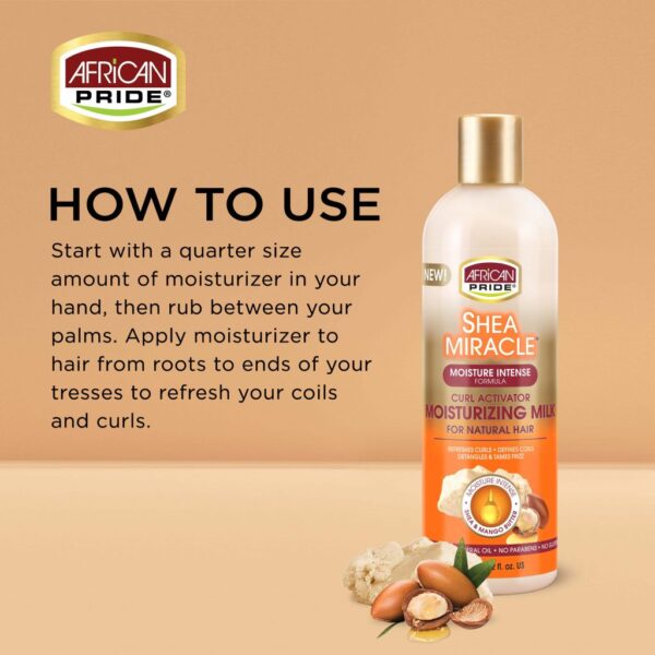 اکتیواتور موی فر شی باتر رطوبت‌رسان موهای فر افریکن پراید ساخت آمریکا | African Pride Shea Butter Curl Activator Moisturizer for Curly Hair