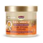 کاسترد ژل استایل موی فر شی باتر رطوبت‌رسان موهای فر افریکن پراید ساخت آمریکا | African Pride Shea Butter Curl Style Custard Moisturizing Gel for Curly Hair