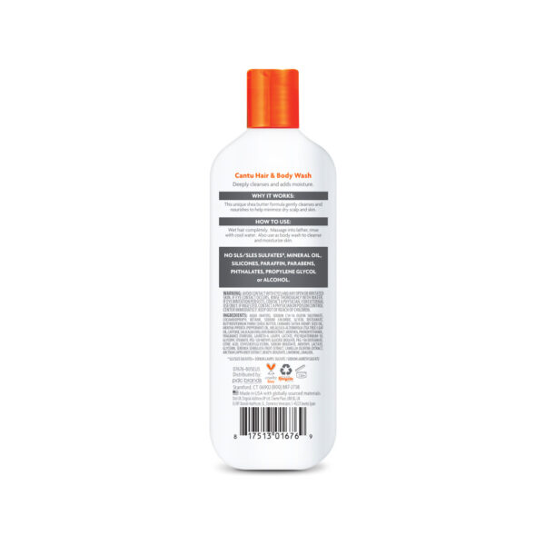 شامپو سر و بدن آقایان کنتو 2 در 1 ساخت آمریکا Cantu Men’s 2 in 1 Hair & Body Wash for Men 400ml