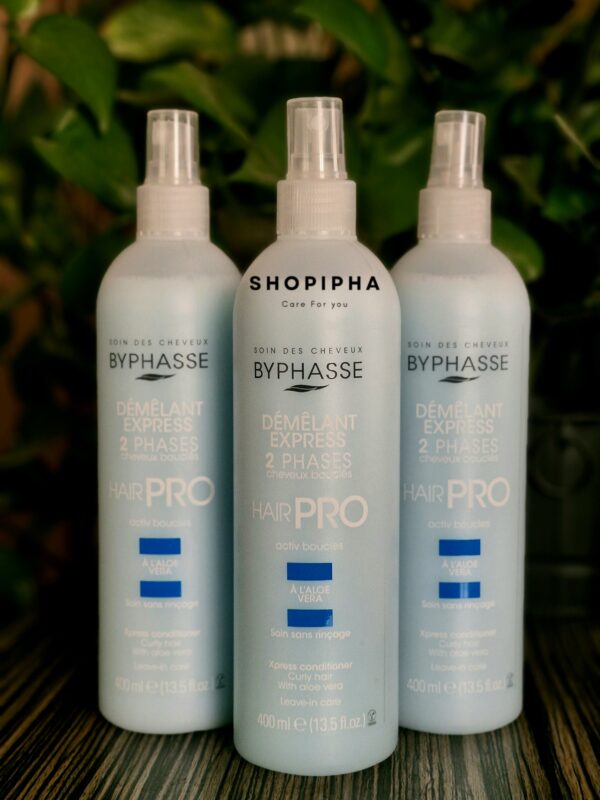اسپری دوفاز آبرسان موی فر بایفاس Byphasse Hair Pro Xpress Conditioner Activ Boucles 400ml