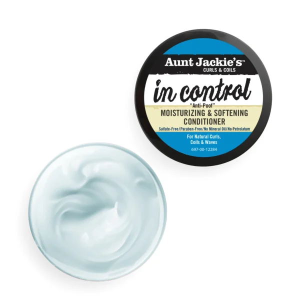 نرم‌کننده رطوبت‌رسان موی فر آنت جکیز Aunt Jackie's Curls & Coils In Control "Anti-Poof" Moisturizing & Softening Conditioner 430ml