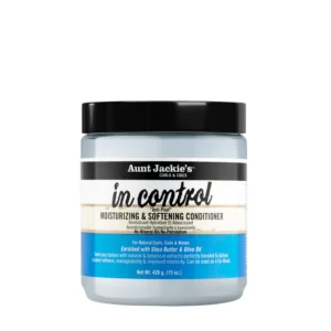 نرم‌کننده رطوبت‌رسان موی فر آنت جکیز Aunt Jackie's Curls & Coils In Control "Anti-Poof" Moisturizing & Softening Conditioner 430ml