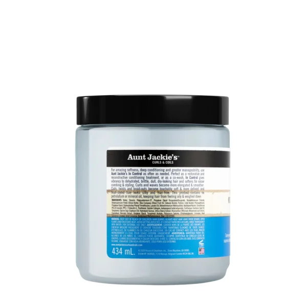 نرم‌کننده رطوبت‌رسان موی فر آنت جکیز Aunt Jackie's Curls & Coils In Control "Anti-Poof" Moisturizing & Softening Conditioner 430ml