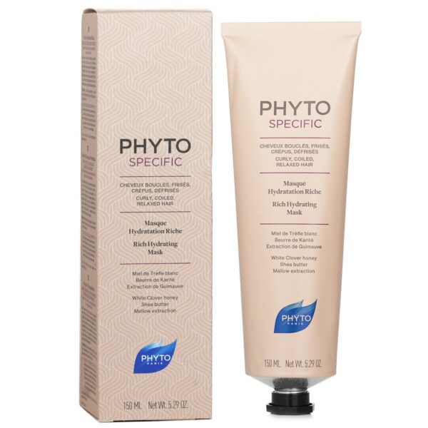 ماسک مو آبرسان و رطوبت‌رسان عمیق فیتو مخصوص موی خشک و فر Phyto Phyto Specific Rich Hydration Mask (Curly, Coiled, Relaxed Hair) 150ml