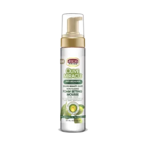 فوم (موس) نگه‌دارنده و استایل‌دهنده موی فر افریکن پراید African Pride Miracle Hold & Curl Long-Lasting Styling Foam 251ml