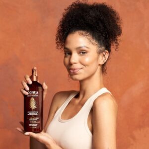 لوسیون بدن روغن نارگیل کنتو مخصوص پوست خشک Cantu Skin Therapy Coconut Oil Body Lotion 473ml (آبرسان و نرم‌کننده قوی)