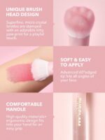 براش آرایشی پنجه گربه‌ای شیگلم مخصوص رژگونه مایع SHEGLAM Color Bloom Liquid Blush Brush