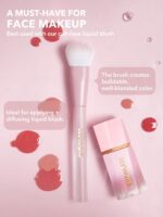 براش آرایشی پنجه گربه‌ای شیگلم مخصوص رژگونه مایع SHEGLAM Color Bloom Liquid Blush Brush