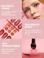 پالت رژگونه پودری شیگلم ( SHEGLAM Floral Blush Palette Flush(Cottage Core Garden