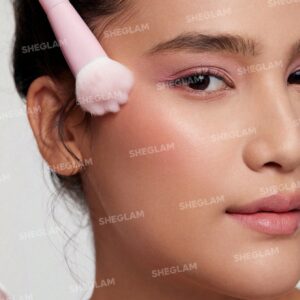 براش آرایشی پنجه گربه‌ای شیگلم مخصوص رژگونه مایع SHEGLAM Color Bloom Liquid Blush Brush