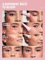 براش آرایشی پنجه گربه‌ای شیگلم مخصوص رژگونه مایع SHEGLAM Color Bloom Liquid Blush Brush