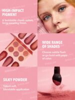 پالت رژگونه پودری شیگلم ( SHEGLAM Floral Blush Palette Flush(Blush Bouquet