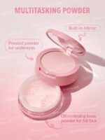 پودر فیکس آرایش چشم و صورت شیگلم مدل اینستا ردی SHEGLAM Insta-Ready Duo Bubblegum Face and Eye Setting Powder