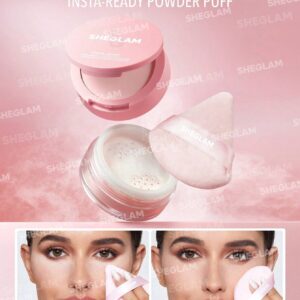 پودر فیکس آرایش چشم و صورت شیگلم مدل اینستا ردی SHEGLAM Insta-Ready Duo Bubblegum Face and Eye Setting Powder