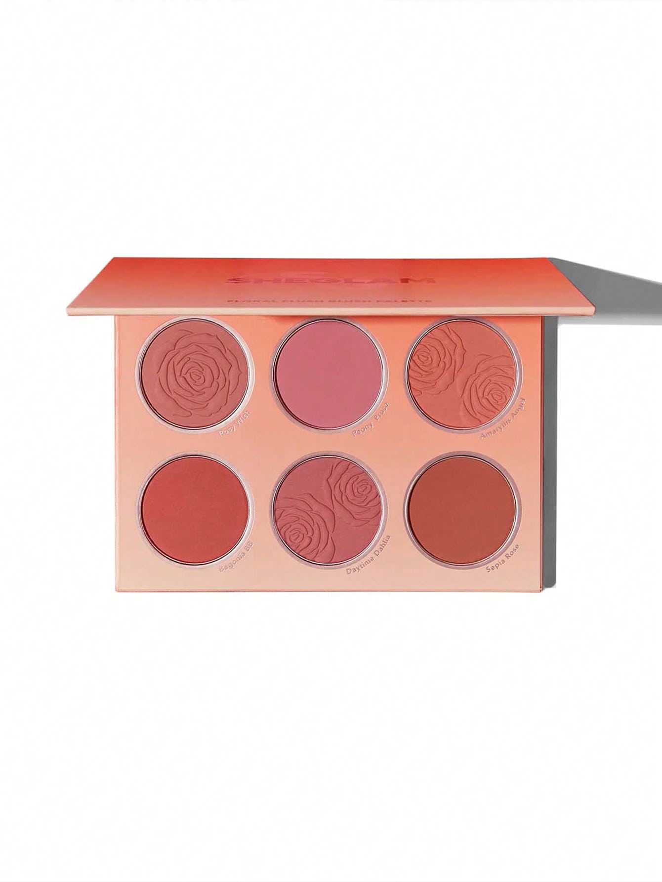 171688337358aadf3bf5921626abe3bb7fc8f4e695 پالت رژگونه پودری شیگلم ( SHEGLAM Floral Blush Palette Flush(Cottage Core Garden