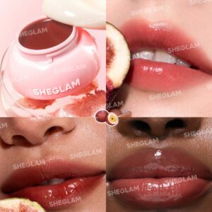 مربا لب (لیپ گلاس ژله‌ای) آبرسان شیگلم رنگ فیگ فلرت (SHEGLAM Hydra Jelly Pocket Lip Jam (Fig Flirt
