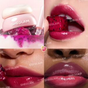 مربا لب (لیپ گلاس ژله‌ای) آبرسان شیگلم رنگ دراگون فروت (SHEGLAM Hydra Jelly Pocket Lip Jam (Dragonfruit Dew