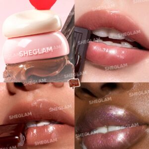 مربا لب (لیپ گلاس ژله‌ای) آبرسان شیگلم رنگ شکلاتی (SHEGLAM Hydra Jelly Pocket Lip Jam (Choco Cream