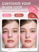 رژگونه استیکی کرمی شیگلم مدل باتری بلیس رنگ گواوا جوس (SHEGLAM Brush Stick Buttery Bliss Cream Blush (Guava Juice
