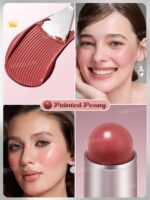 رژگونه استیکی کرمی شیگلم مدل باتری بلیس رنگ پئونی پینتد(SHEGLAM Brush Stick Buttery Bliss Cream Blush (Painted Peony