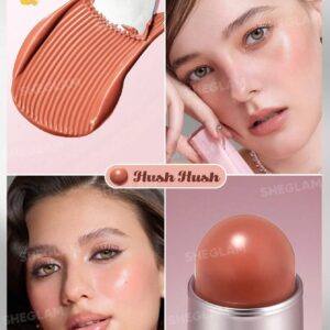 رژگونه استیکی کرمی شیگلم مدل باتری بلیس رنگ هاش هاش (SHEGLAM Brush Stick Buttery Bliss Cream Blush (Hush Hush