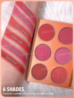 پالت رژگونه پودری شیگلم ( SHEGLAM Floral Blush Palette Flush(Cottage Core Garden