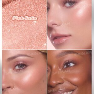 استیک هایلایتر کرمی شیگلم رنگ پینک ساتین SHEGLAM Buttery Bling Highlighting Stick (Pink Satin)