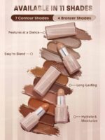 استیک کانتور و برانزر کرمی شیگلم رنگ سافت تن SHEGLAM Buttery Buff Stick Contour and Bronzer (Soft Tan)