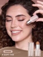 استیک کانتور و برانزر کرمی شیگلم رنگ سافت تن SHEGLAM Buttery Buff Stick Contour and Bronzer (Soft Tan)