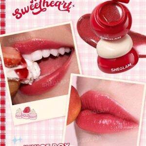 مربا لب (لیپ گلاس ژله‌ای) آبرسان شیگلم رنگ جوس باکس (SHEGLAM Life Is Delicious Pocket Lip Jam (Juice Box