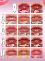 لیپ گلاس براق ماندگار شیگلم رنگ سپیا کیس SHEGLAM Glass Lock Air Lip Gloss (Sepia Kiss)