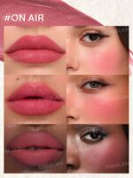 رژگونه و رژ لب ۲ در ۱ مخملی شیگلم رنگ آن ایر (SHEGLAM Air Plush Lip & Cheek Cream (027 On Air