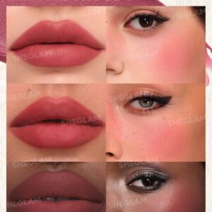 رژگونه و رژ لب ۲ در ۱ مخملی شیگلم رنگ این د کلودز (SHEGLAM Air Plush Lip & Cheek Cream (211 In The Clouds