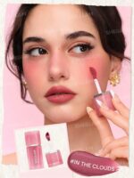 رژگونه و رژ لب ۲ در ۱ مخملی شیگلم رنگ این د کلودز (SHEGLAM Air Plush Lip & Cheek Cream (211 In The Clouds