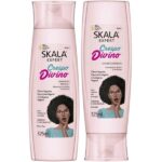 پک شامپو سولفات‌دار و نرم‌کننده وگان موی فر اسکالا مدل کرسپو دیوینو Skala Crespo Divino Shampoo & Conditioner Pack